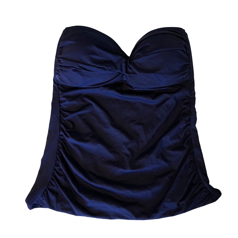 Anne Cole signature swimsuits top navy blue size s